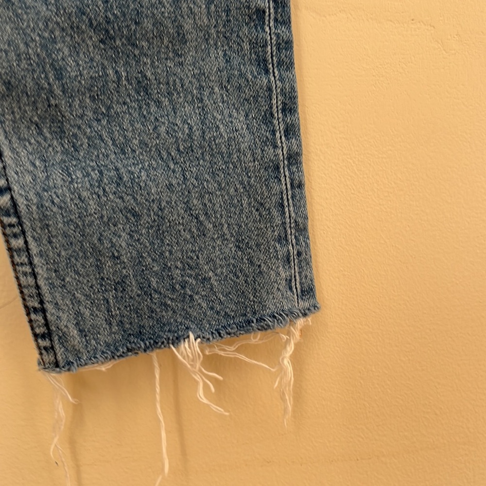 Reformation high rise cigarette ripped jeans 26 - Picture 9 of 9